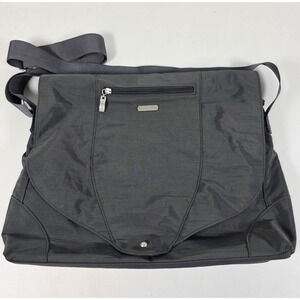 BAGGALLINI Gray Large Crossbody Travel Luggage Messenger Laptop Bag